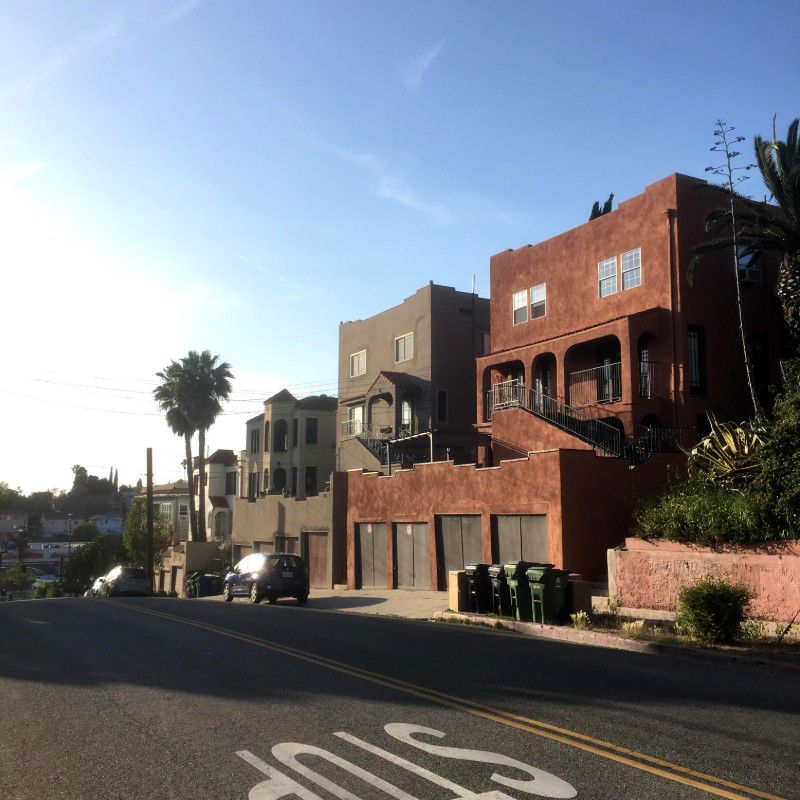 Scott Avenue Apartment Row Echo Park